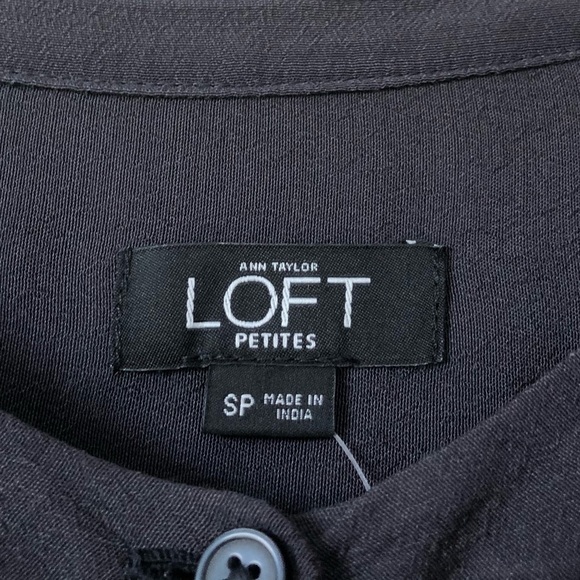 NET LOFT Lacey Long Sleeve Drawstring Romper Size Small Petite - Picture 11 of 14